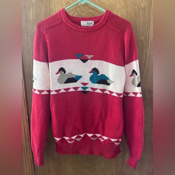 Pringle of Scotland Chunky Knit Graphic Duck Sweater - Picture 1 of 5